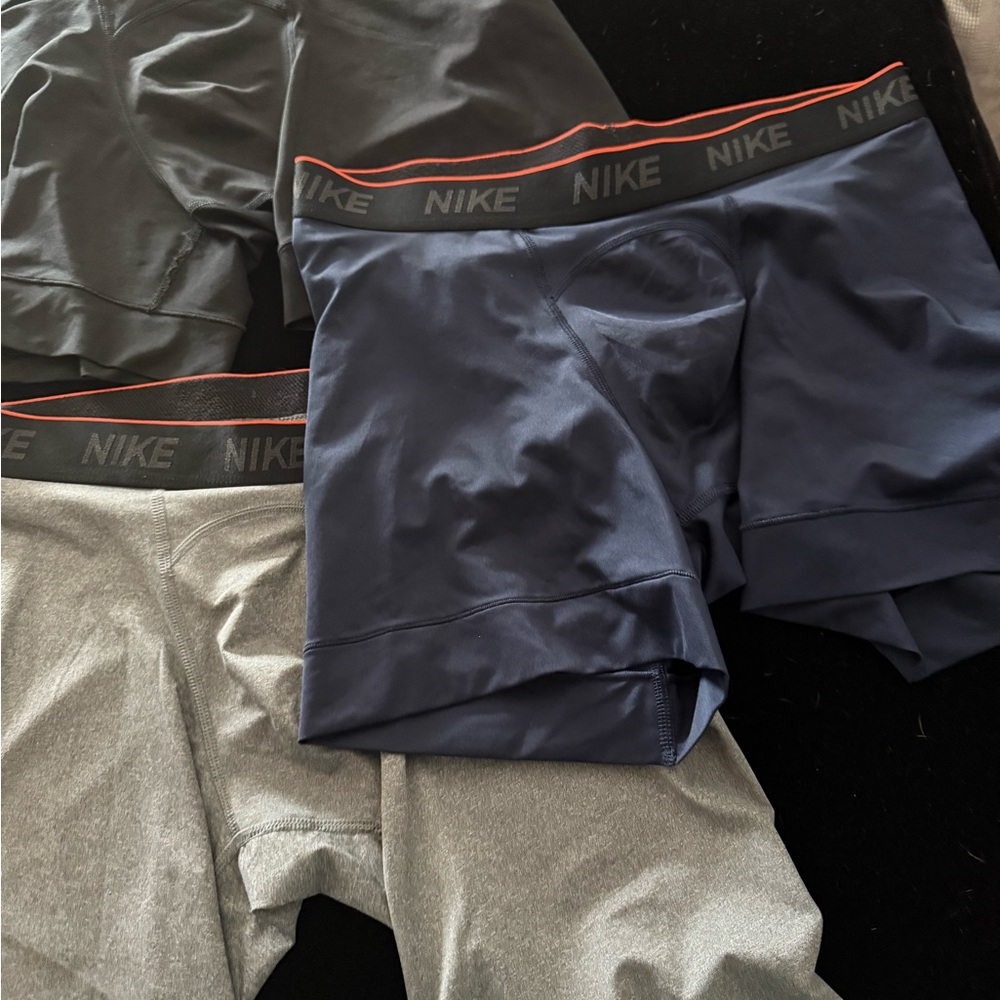 Nike Men's Boxer Briefs - Black, Gray, and Navy